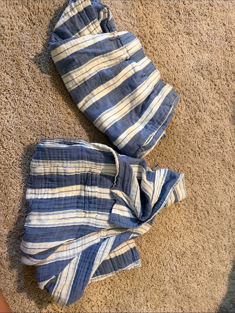 Old Navy Blue and White Striped Women’s Shorts